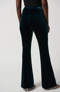 Velvet Flared Pull On Pants