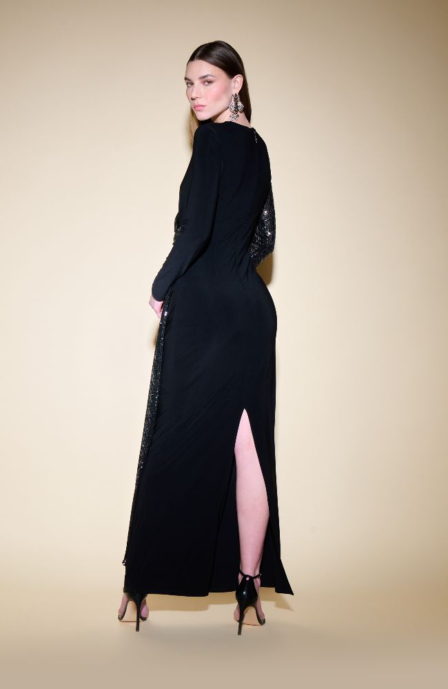 Sequins Fit and Flare Dress