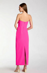 Midi Dress with 3D Flower