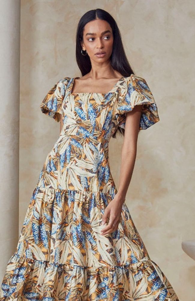 Cassidy Dress Blue Harvest