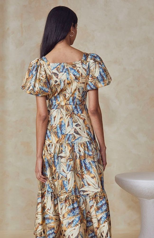 Cassidy Dress Blue Harvest