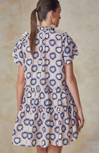 Merritt Dress in London Rain Cream
