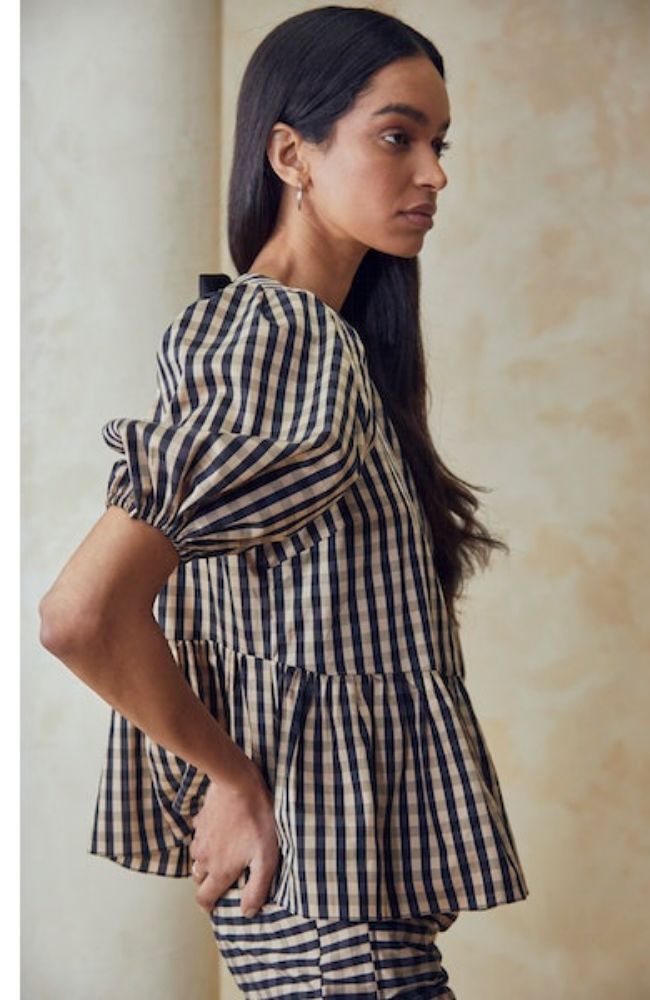 Lenny Top Gingham