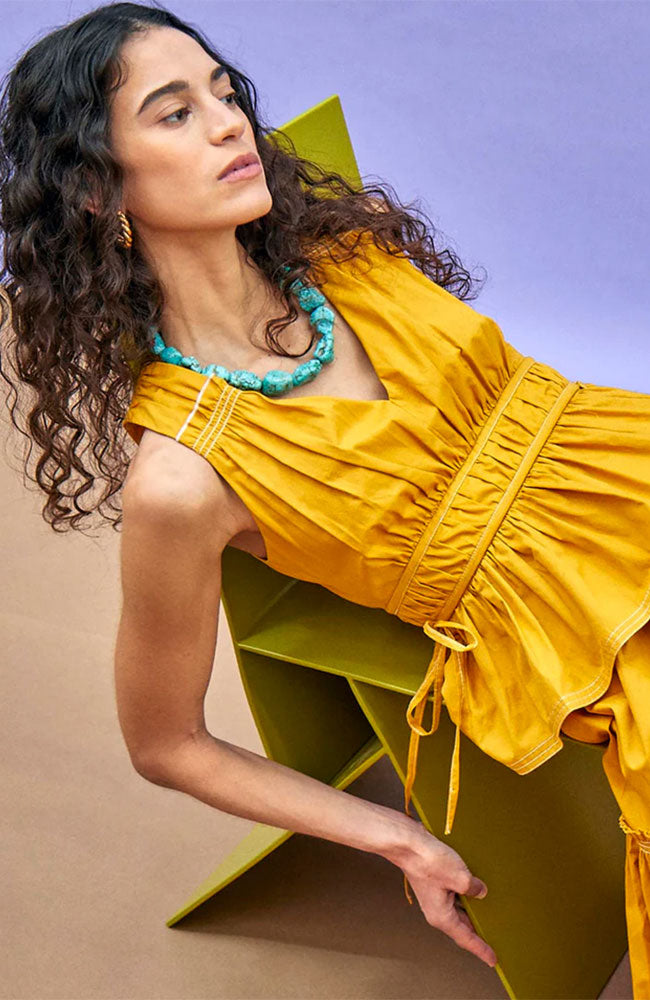 Parker Top in Yellow Spice