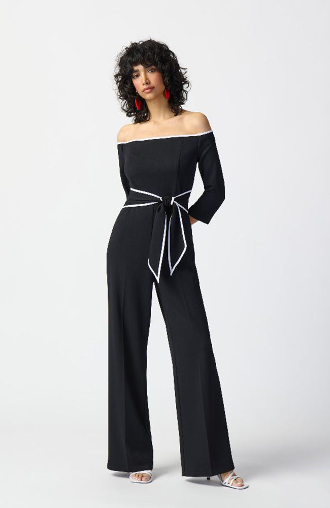 Scuba Crepe Wide Leg Jumpsuit