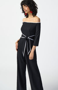 Scuba Crepe Wide Leg Jumpsuit