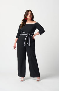 Scuba Crepe Wide Leg Jumpsuit