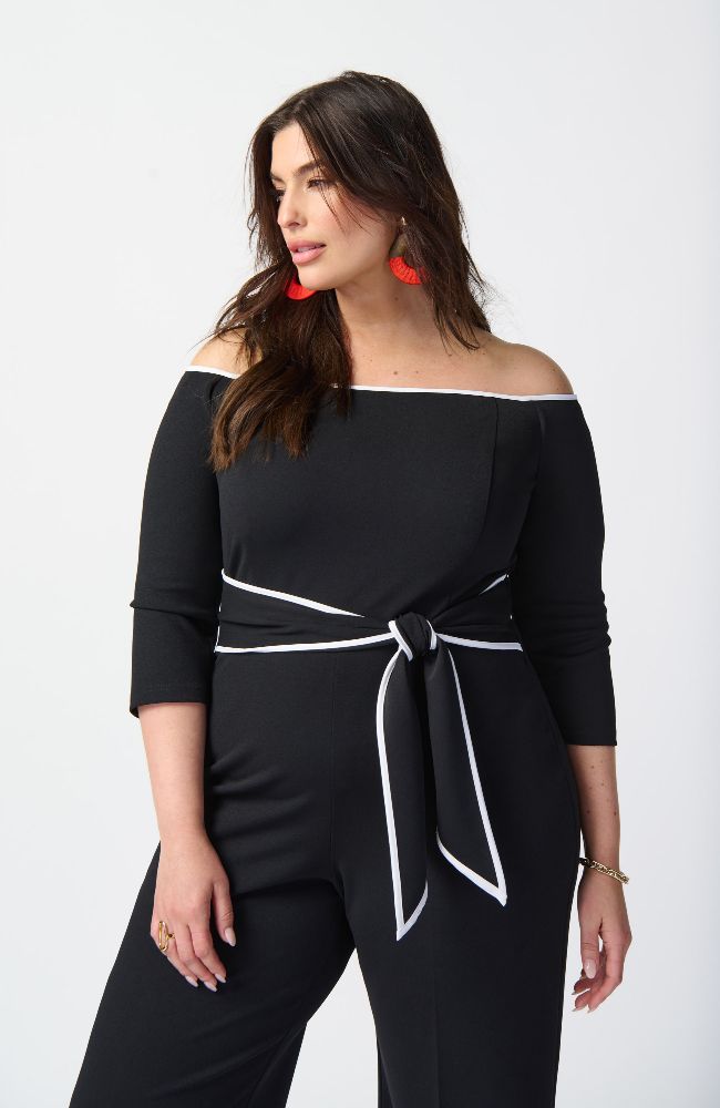 Scuba Crepe Wide Leg Jumpsuit