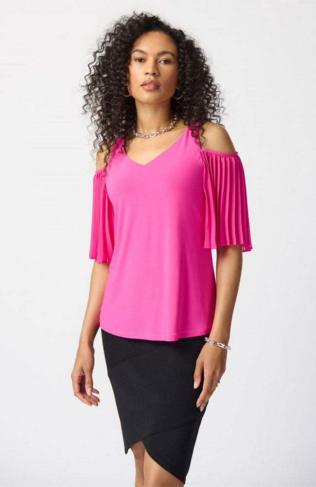 Cold Shoulder Flared Top