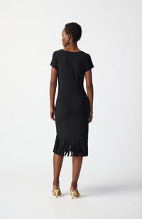 Cutout Neckline Sheath Dress