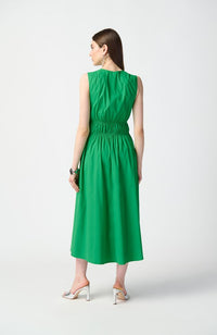 Stretch Poplin Fit and Flare Dress