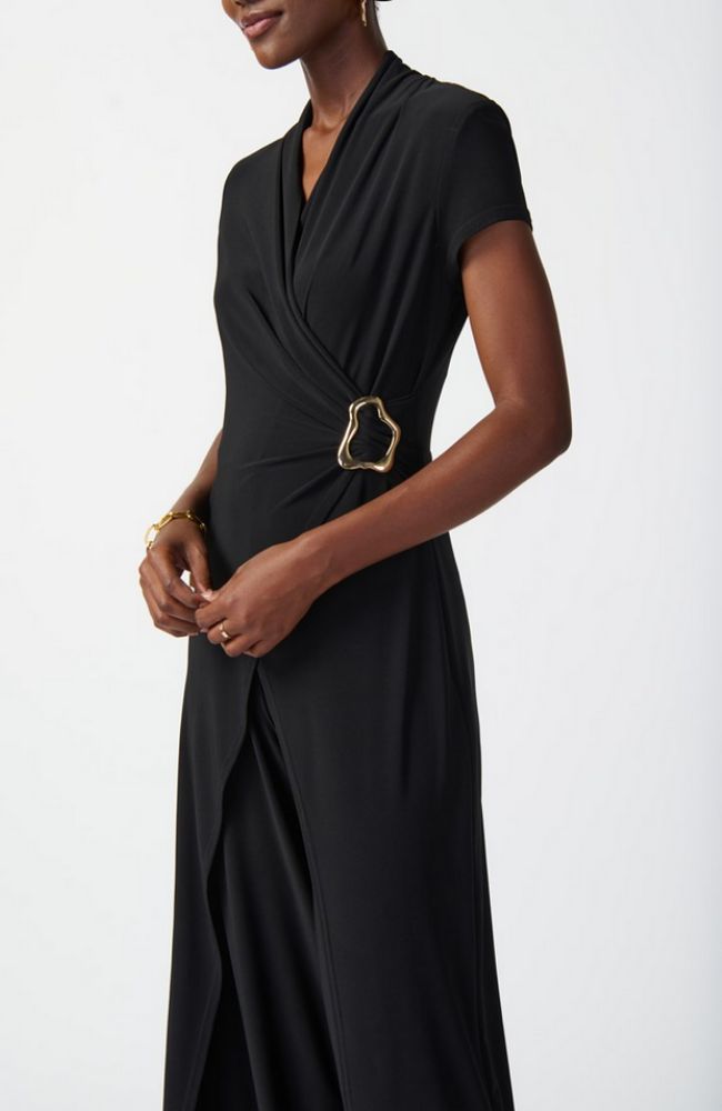 Silky Knit Wide Leg Jumpsuit