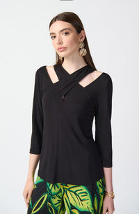 Bamboo Jersey Cutout Fitted Top