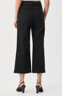 Culotte Jeans Embellished Front Seam
