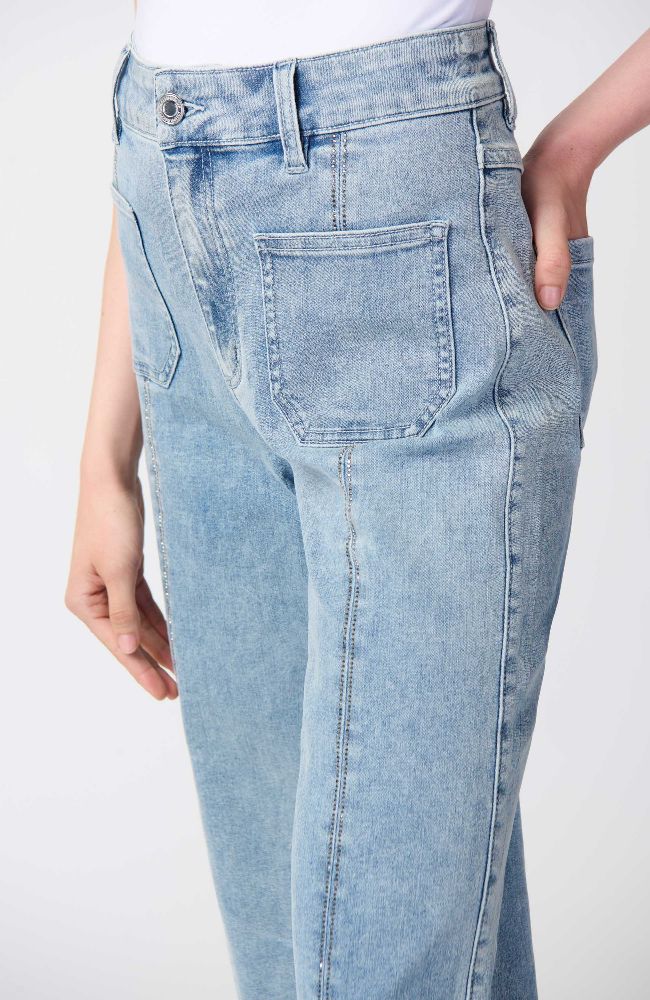 Culotte Jeans Front Seam