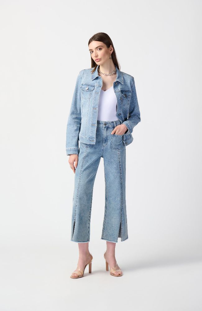 Culotte Jeans Front Seam