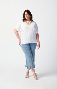 Culotte Jeans Front Seam