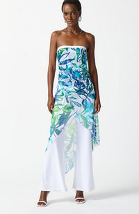 Mesh Silky Tropical Jumpsuit