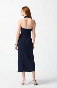 Silky Knit Halter Dress