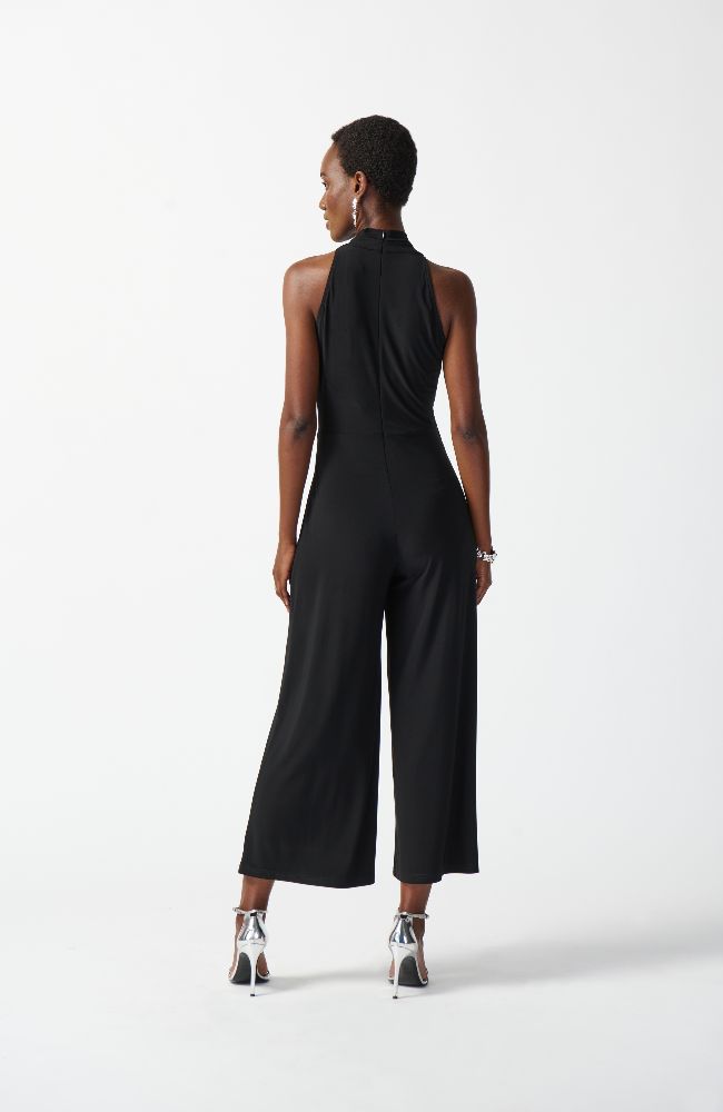 Silky Wrap Culotte Jumpsuit