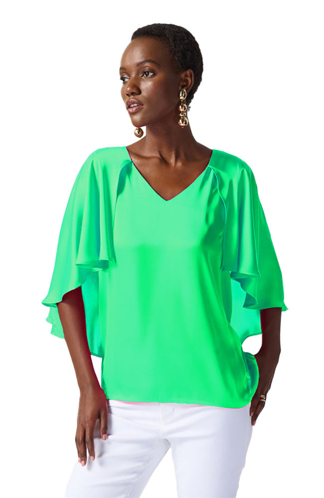 Satin Cape Top