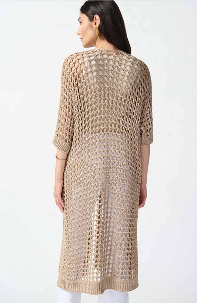 Lurex Open Stitch Cover Up