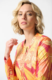 Floral Print Fittted Jacket