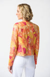 Floral Print Fittted Jacket