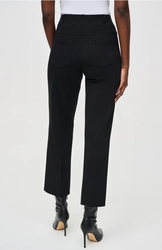 Heavy Knit Straight Pull On Pant
