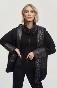 Sweater Knit Zipped Jacket