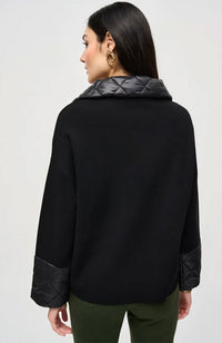 Sweater Knit Zipped Jacket