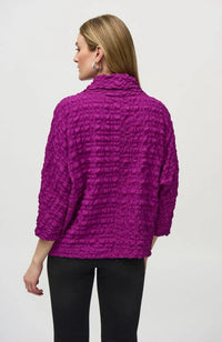 Woven Jacquard Boxy Top