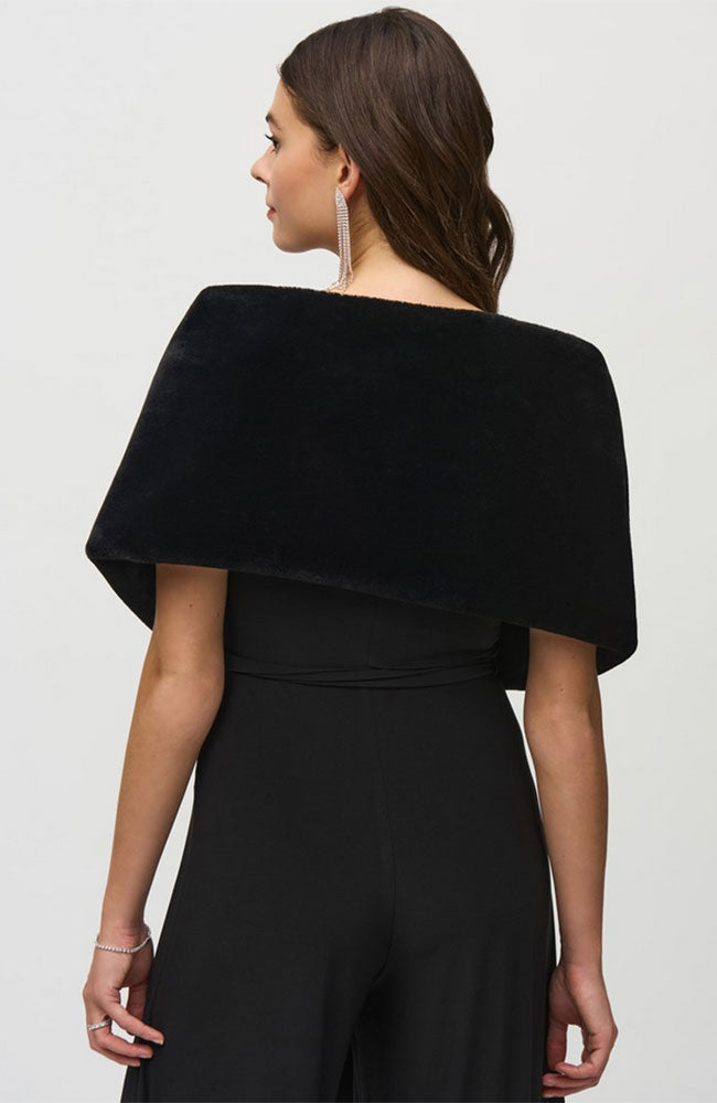 Fur Cover Up w Rhinestone Loop