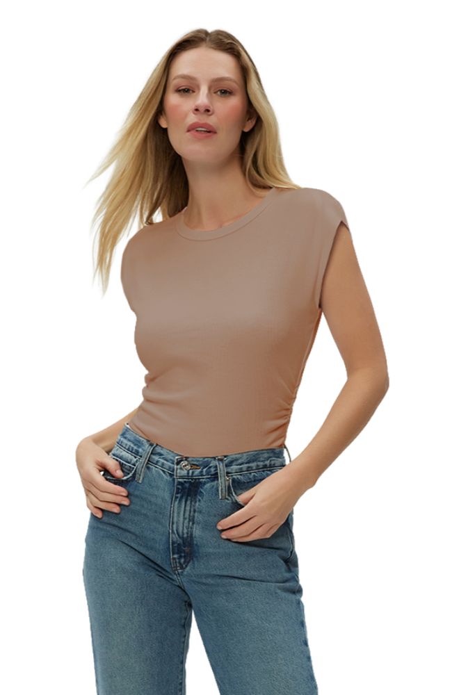 Joni Power Shoulder Top
