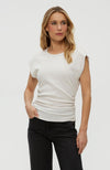 Joni Crew Power Shoulder Top