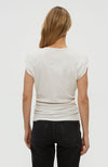 Joni Crew Power Shoulder Top