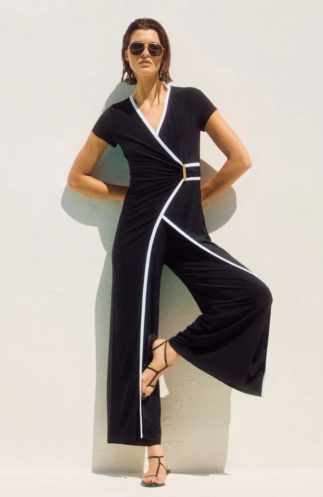 Silky Knit Culotte Jumpsuit