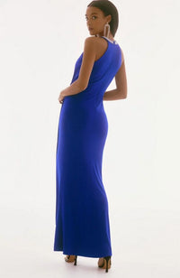 Silky Knit Halter Gown