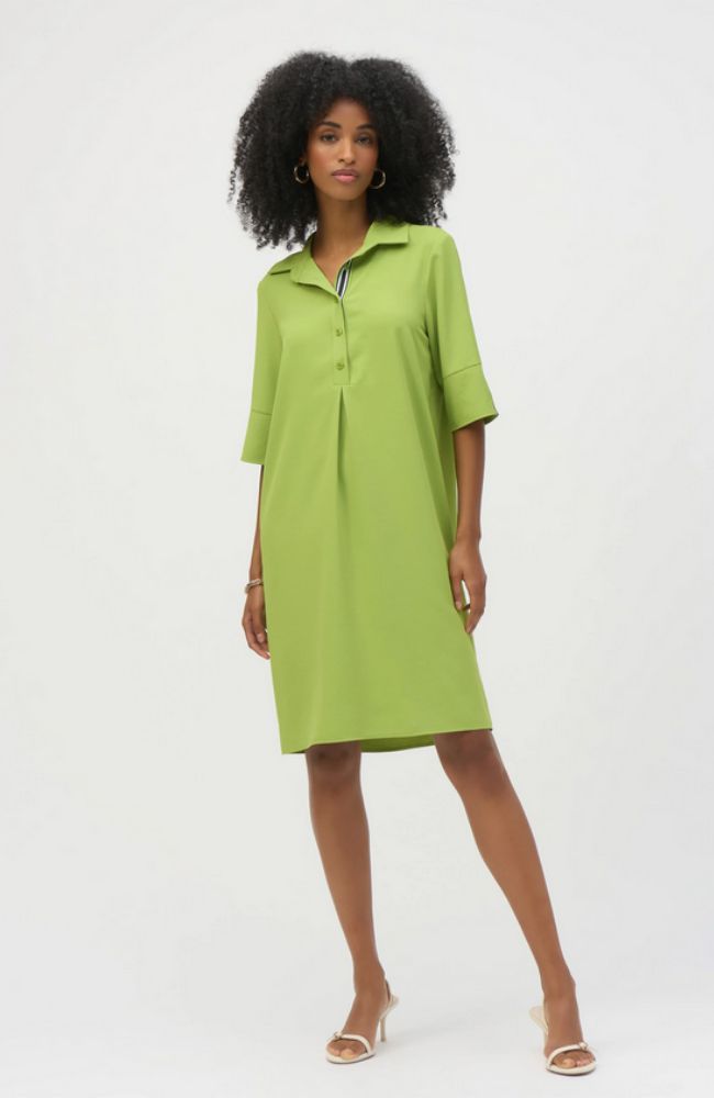 Eggshell Straight Shirt Dress