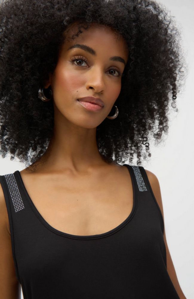 Jersey Straight Sleeveless Top