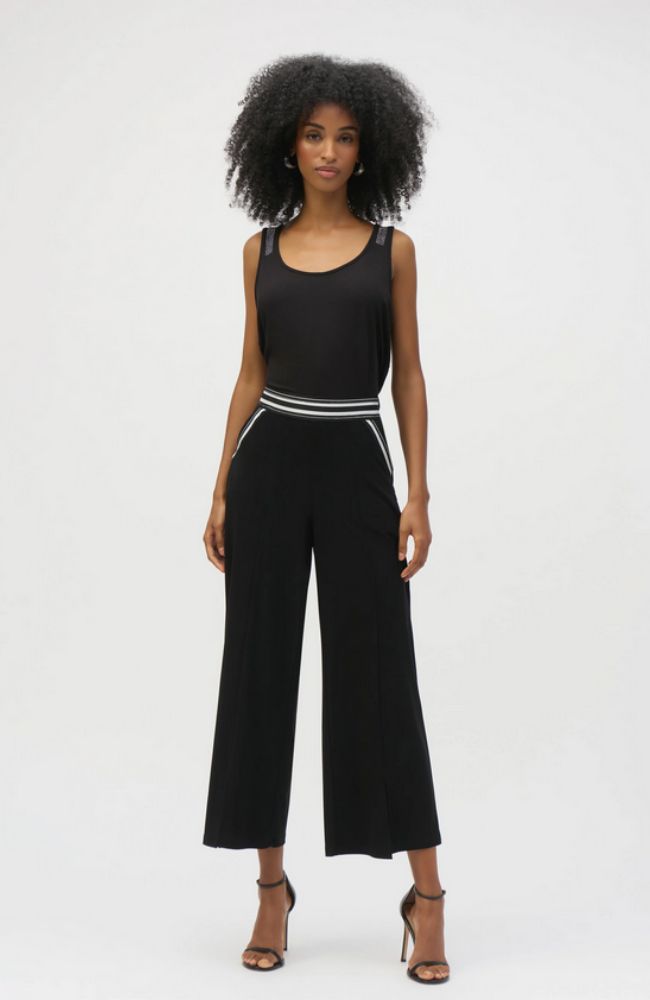 Silky Knit Culotte Pull-On Pants