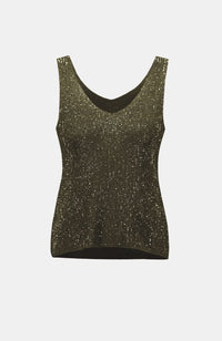 Metallic Knitted Camisole
