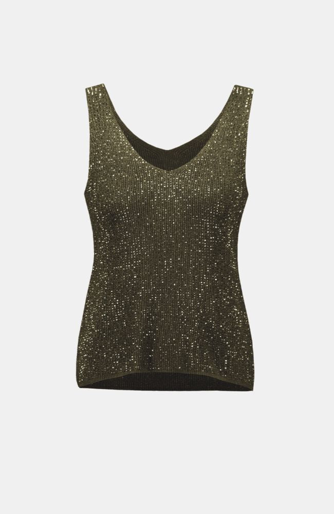 Metallic Knitted Camisole