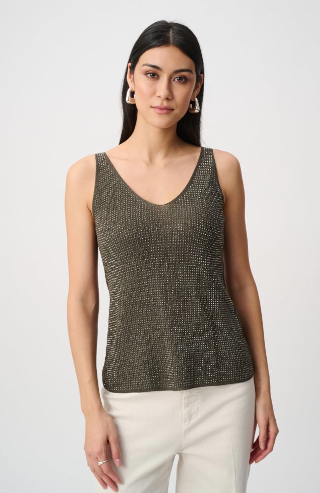 Metallic Knitted Camisole