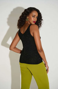 Metallic Camisole with Rhinestones