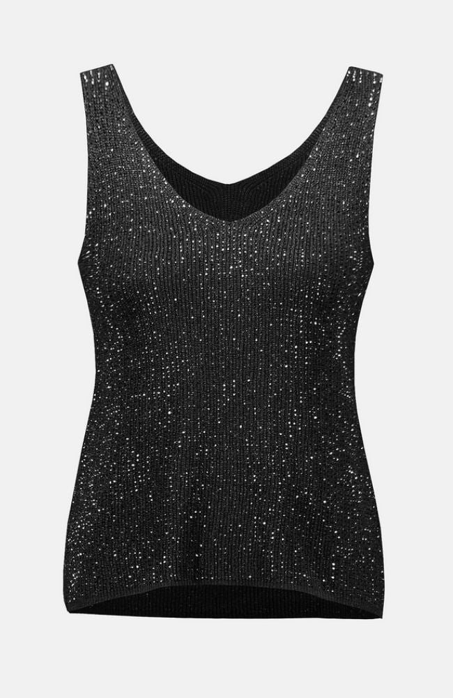 Metallic Camisole with Rhinestones