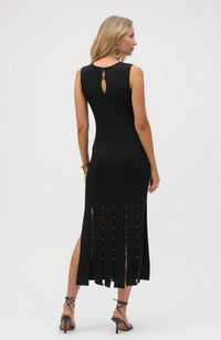 Sweater Knit Midi Dress with Car Wash Hem