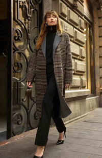 Heavy Knit Flared Pull On Pant