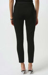 Heavy Knit and Leatherette Pull On Legging