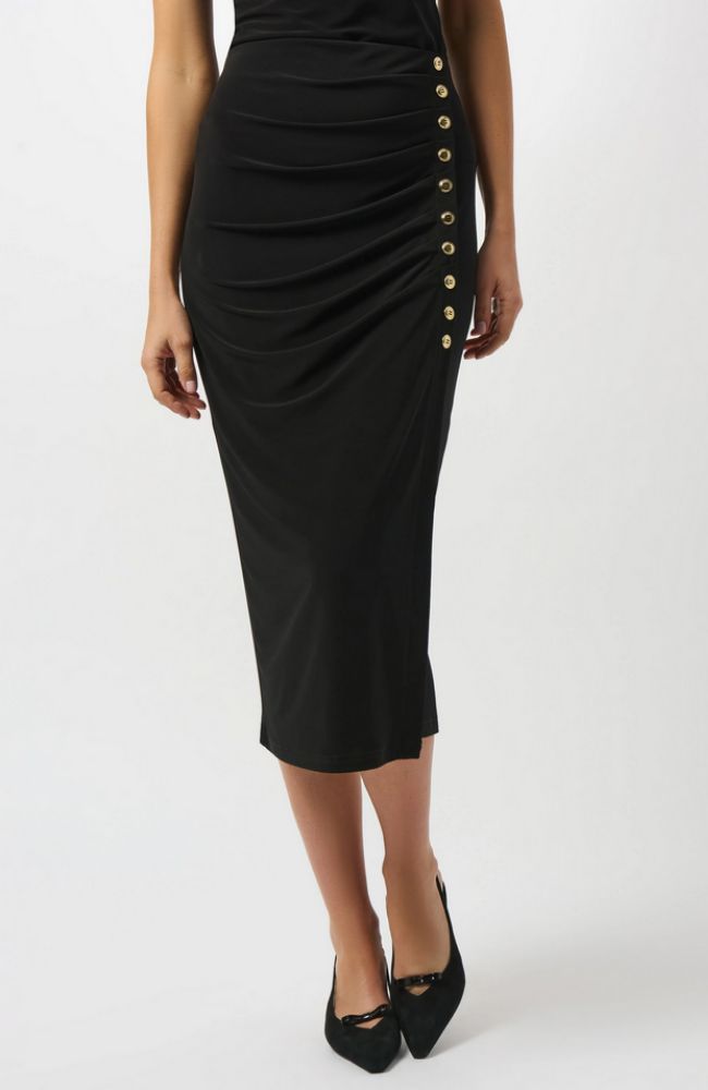 Silky Knit Pull On Pencil Skirt